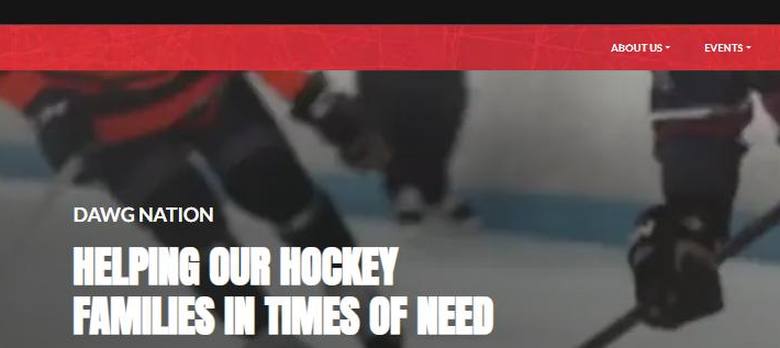 DAWG Nation Hockey Foundation website
